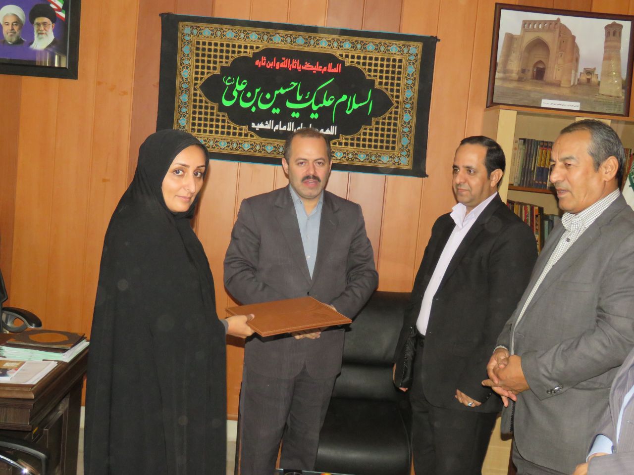 انتصاب اولین مدیر زن در باخرز