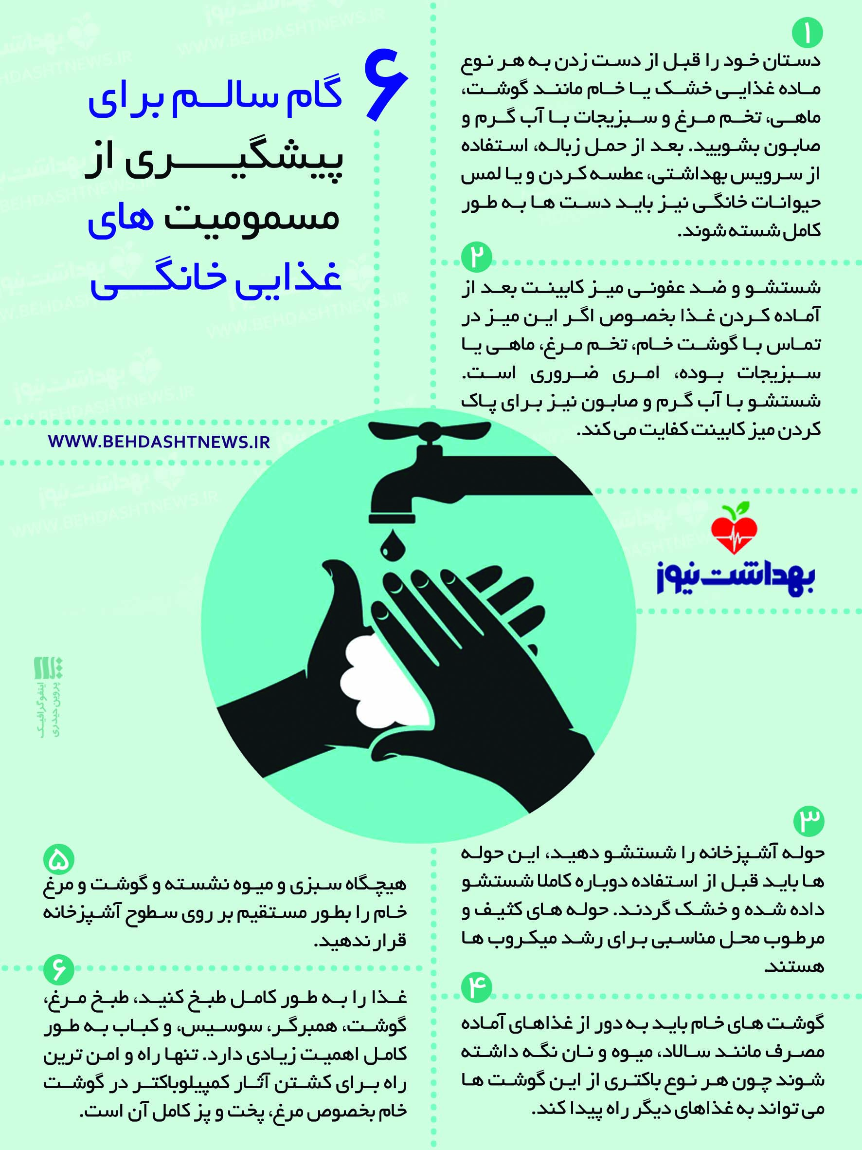 چطور دچار مسمومیت های غذایی خانگی نشویم؟ چطور دچار مسمومیت های غذایی خانگی نشویم؟