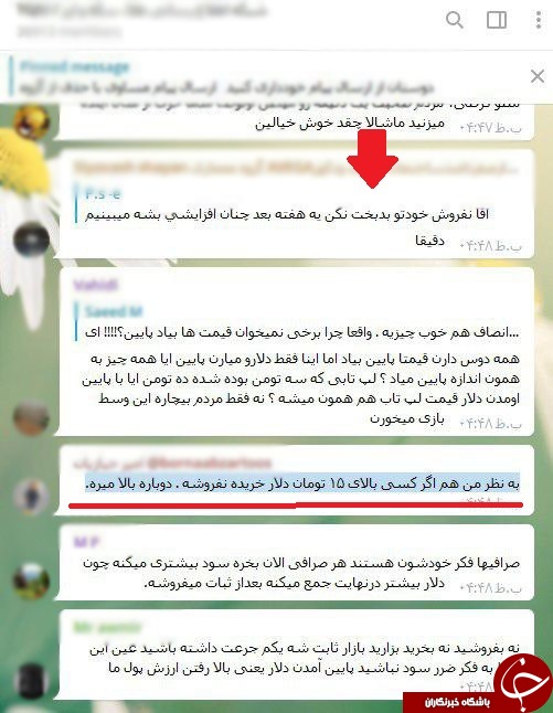 دلالان تلگرامی به دنبال گرانی ارز هستند!