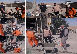 نصب تابلوی شناسایی کوچه ها و معابر شهرک چمن به دستور امام جمعه کرمانشاه