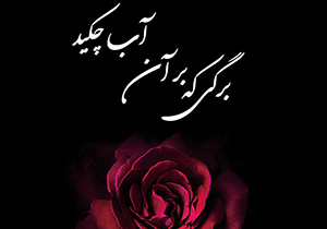 انتشار کتاب برگی که بر آن آب چکید