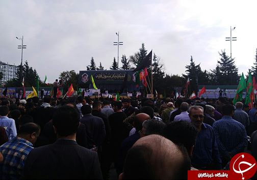 اجتماع با شکوه ۳۰ هزار نفری بسیجیان در مازندران +تصاویر