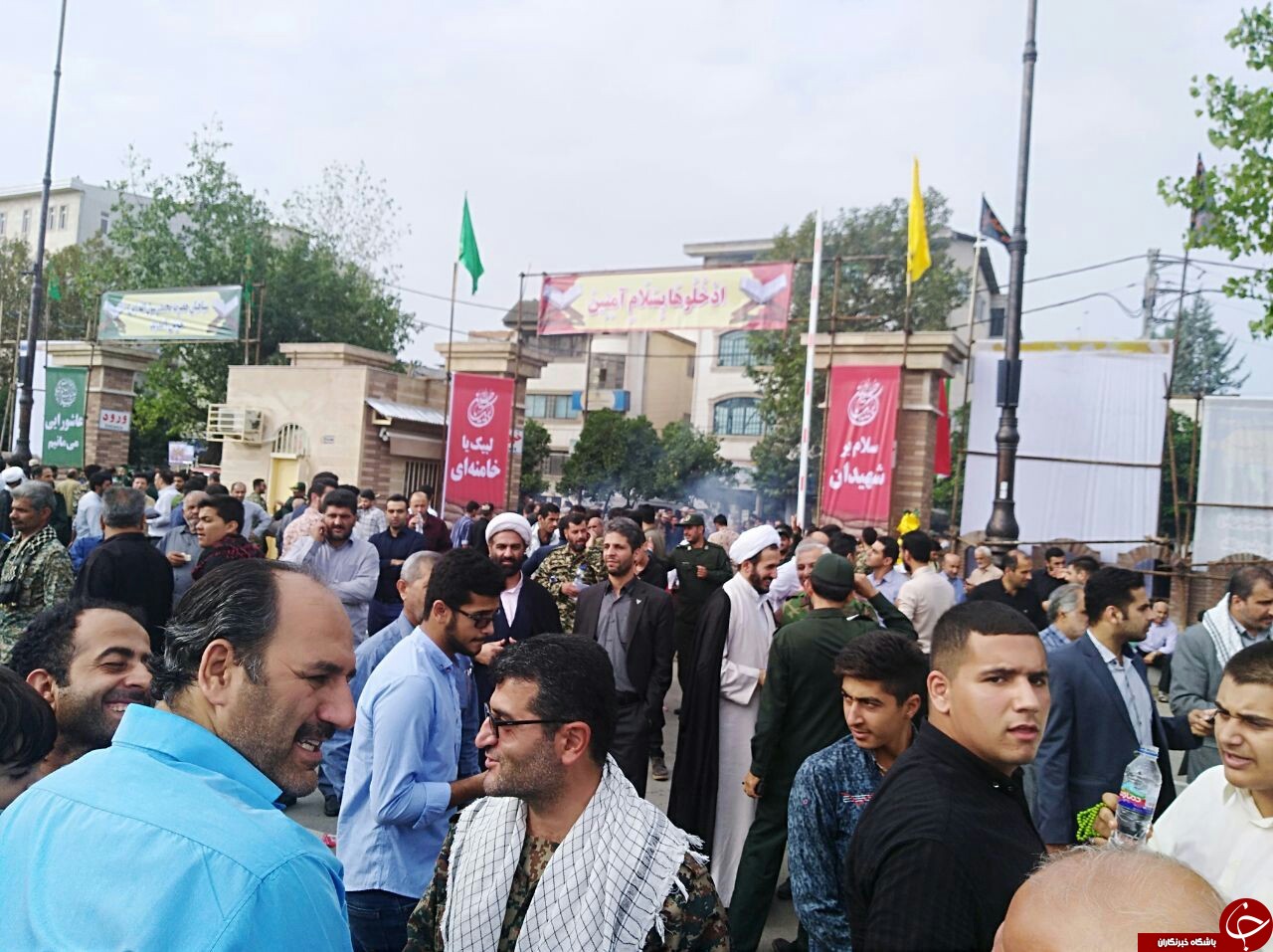 اجتماع با شکوه ۳۰ هزار نفری بسیجیان در مازندران +تصاویر