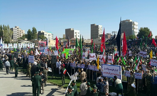 آغاز سخنرانی نماینده ولی فقیه در آذربایجان غربی در رزمایش محمد رسول الله(ص)