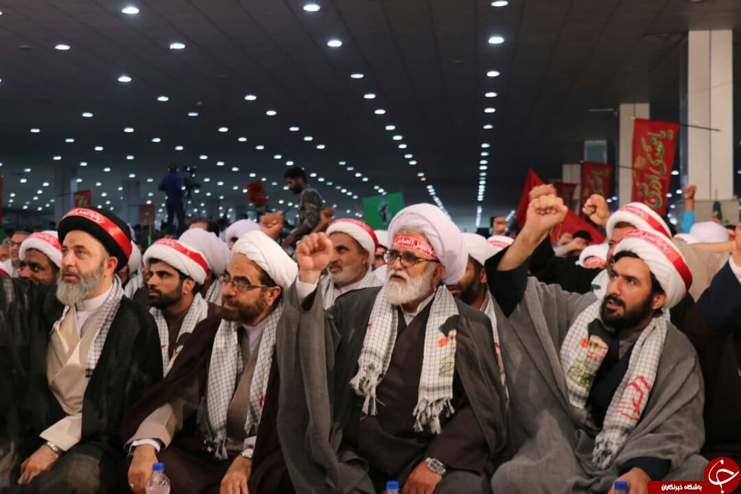 آغاز تجمع ۲۰ هزار نفری بسیج سپاهیان محمد رسول الله ۲ در بندرعباس+تصاویر