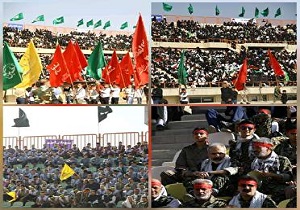 همایش بزرگ عاشورایی بسیجیان استان قزوین