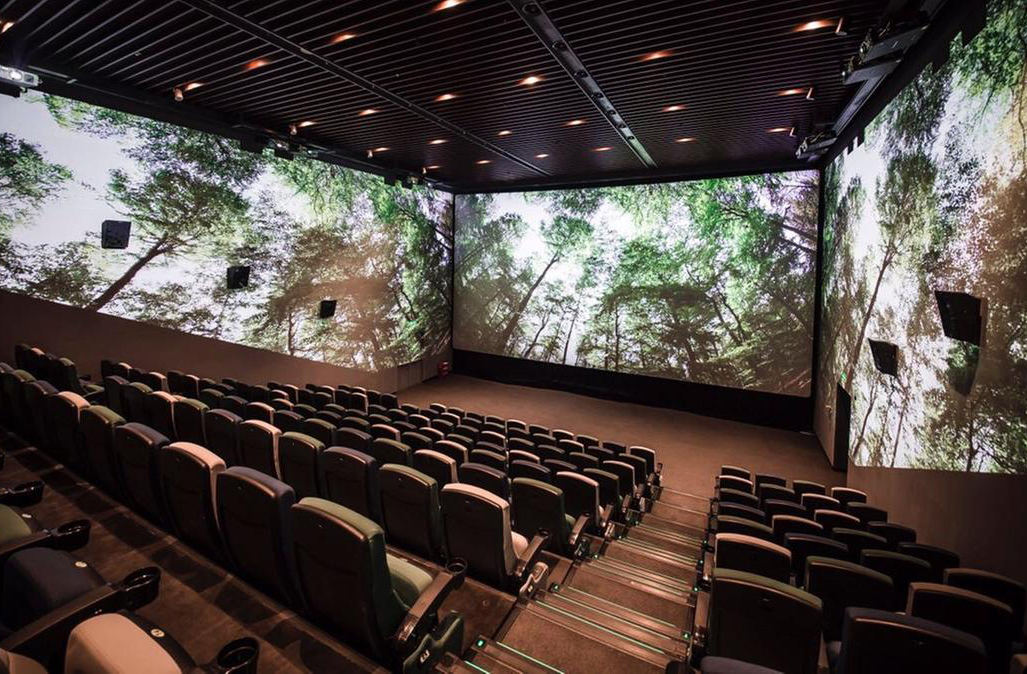 سینمایی با پرده نمایش 270 درجه +فیلم
