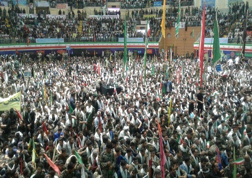 مرحله دوم رزمایش اقتدار عاشورایی بسیجیان در اردبیل برگزار شد + تصاویر