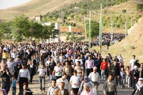 برگزاری همایش پیاده روی یکصد هزار نفری در همدان
