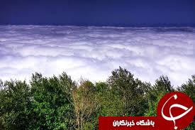 نمایی از روستای زیبای ابر در شاهرود + تصاویر