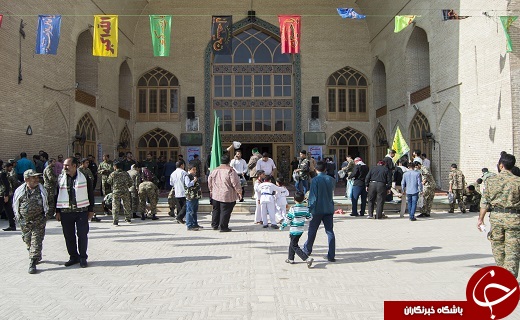 حماسه بزرگ بسیجیان سپاه محمد رسوا الله در مسجد ملااسماعیل یزد+تصویر