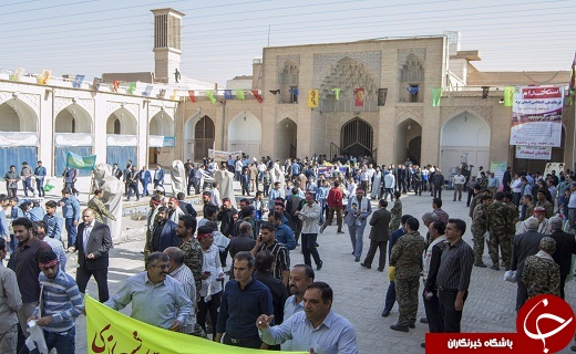 حماسه بزرگ بسیجیان سپاه محمد رسوا الله در مسجد ملااسماعیل یزد+تصویر