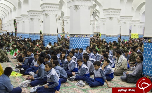 حماسه بزرگ بسیجیان سپاه محمد رسوا الله در مسجد ملااسماعیل یزد+تصویر