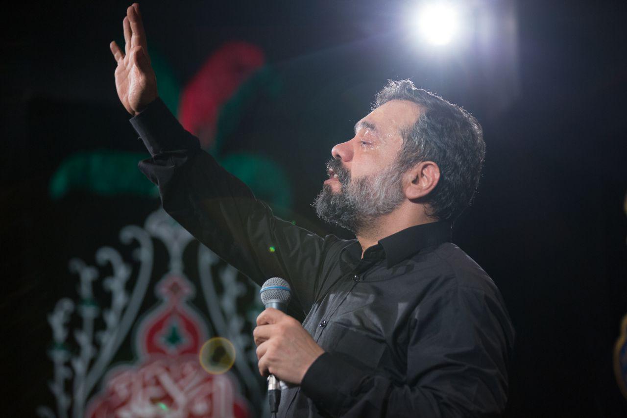 مداحی غم گرفته سر تا پامو ببین بابا با نوای محمود کریمی