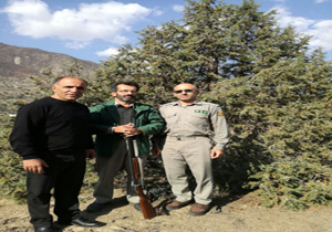 کشف و یک قبضه سلاح شکاری دولول و پلمپ یک واحد پی آبکنی در آمل