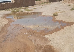 فیلمی از هدررفت آب در روستای حمیدیه