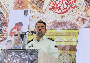 مهترین هدف ناجا برقراری امنیت است / افزایش 20 درصدی دستگیری اتباع بیگانه در نایین