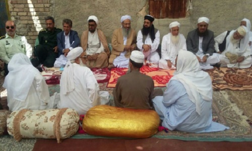 صلح و سازش پس از ۴۰ سال نزاع در دهستان سرکور شهرستان سرباز