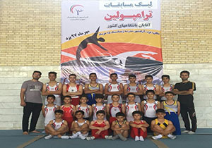 تیم ترامپولین مهاباد در لیگ کشوری خوش درخشید