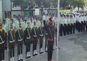 برگزاری صبحگاه مشترک به مناسبت هفته ناجا
