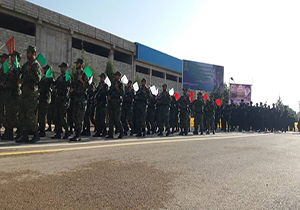 برگزاری مراسم صبحگاه مشترک نیروی انتظامی