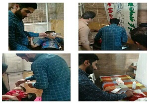 انجام خدمات غربالگری شنوایی رایگان به مددجویان ثلاث باباجانی
