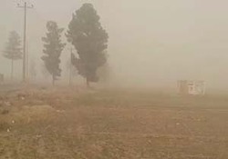 طوفان و گرد و خاک شدید در نوار شرقی استان خراسان رضوی
