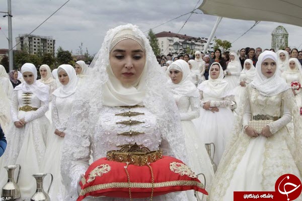 ازدواج دستهجمعی ۲۰۰ زوج چچنی در دویستمین سالگرد تاسیس پایتخت این کشور+عکس ازدواج دستهجمعی ۲۰۰ زوج چچنی در دویستمین سالگرد تاسیس پایتخت این کشور+عکس