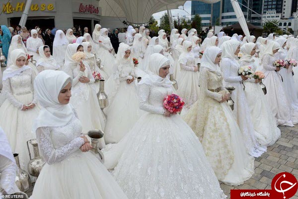 ازدواج دستهجمعی ۲۰۰ زوج چچنی در دویستمین سالگرد تاسیس پایتخت این کشور+عکس ازدواج دستهجمعی ۲۰۰ زوج چچنی در دویستمین سالگرد تاسیس پایتخت این کشور+عکس