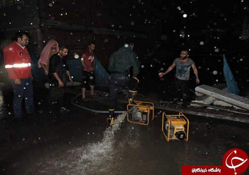 امداد رسانی به ۲۴۹ حادثه در ساری + تصاویر
