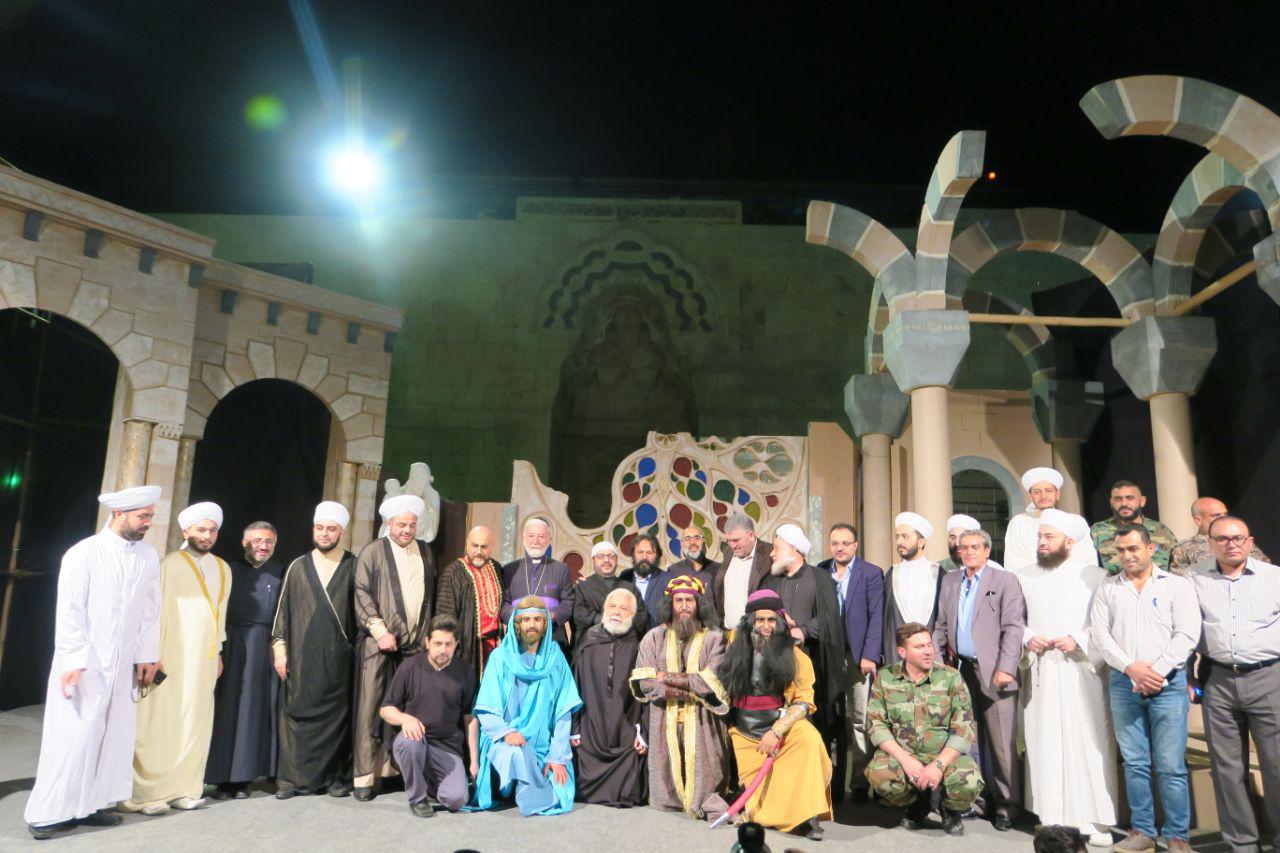 تقدیر علمای مسیحی و اهل سنت از عوامل نمایش &laquo; خورشید از حلب طلوع میکند&raquo;