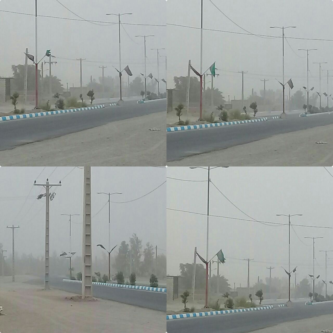 ۱۲۰ روستای ریگان در محاصره گرد وغبار
