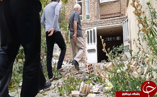 انفجار منزل مسکونی در خیابان کشاورز ارومیه+تصاویر