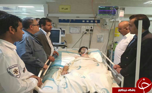 انتقال تکنسین حادثه تیراندازی چابهار به تهران + تصاویر