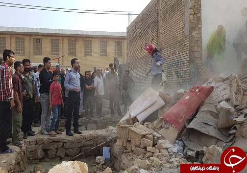 نشت و انفجار گاز در اهواز حادثه آفرید