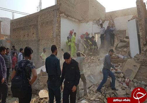 نشت و انفجار گاز در اهواز حادثه آفرید