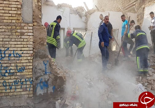 نشت و انفجار گاز در اهواز حادثه آفرید