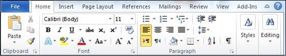 معرفی گزینه&zwnj;های منوی اولیه مایکروسافت ورد (Microsoft Word) +آموزش تصویری