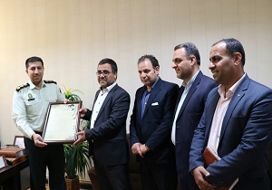 دیدار رئیس اداره آموزش و پرورش با فرمانده  انتظامی شهرستان اردکان