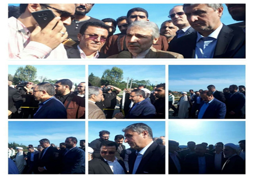 بازدید نوبخت معاون رئیس جمهور از مناطق سیل زده غرب مازندران +تصاویر