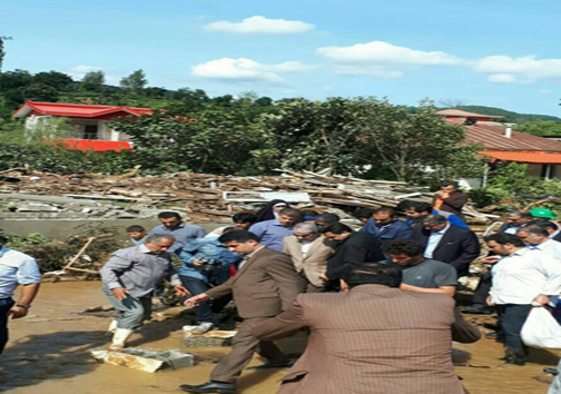 بازدید نوبخت معاون رئیس جمهور از مناطق سیل زده غرب مازندران +تصاویر