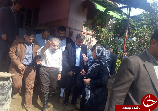 بازدید نوبخت معاون رئیس جمهور از مناطق سیل زده غرب مازندران +تصاویر
