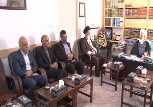 دیدار مدیر کل دامپزشکی استان با آیت الله ناصری نماینده ولی فقیه دراستان  و امام جمعه یزد