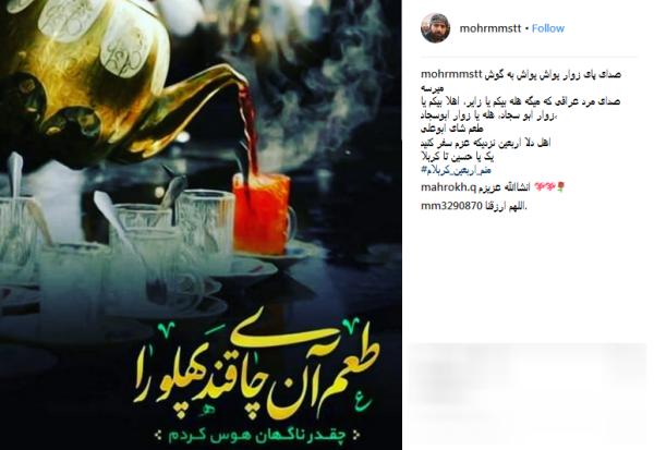 #منم_اربعین_کربلام/حلالم کنید