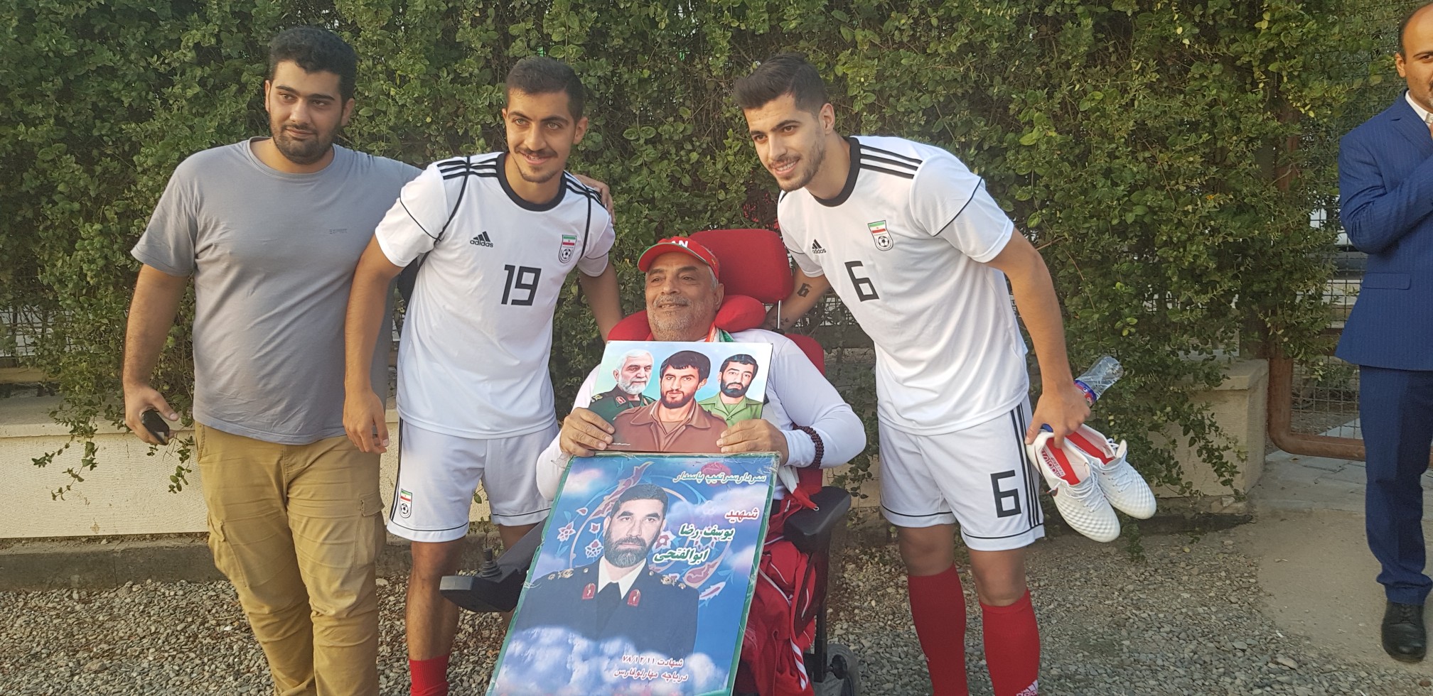 بازیکنان تیم ملی فوتبال ایران پا به توپ شدند