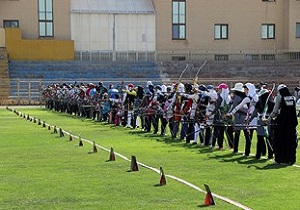 آغاز مسابقه قهرمانی کشور تیراندازی بانوان