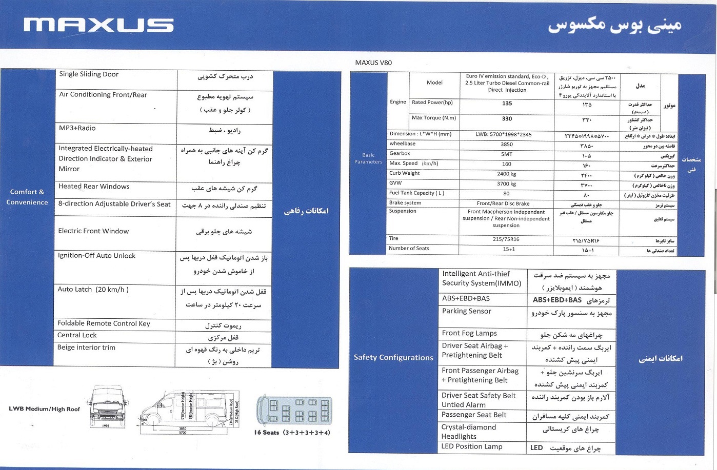 مینی بوس مکسوس را بشناسید