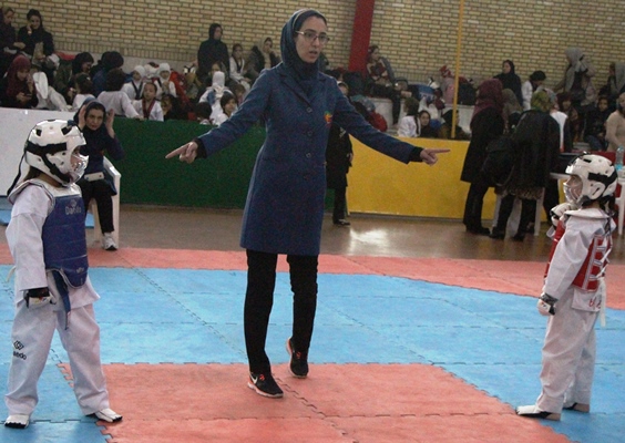 مسابقات تکواندو شکوفه ها و خردسالان در کرمان