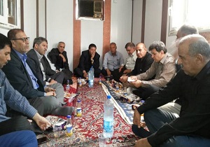 بازدید دبیرکل و نایب رئیس فدراسیون از موکب شهدای ورزشکاران