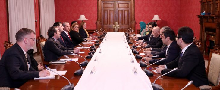 دیدار رئیس مجلس نمایندگان آمریکا با اشرف غنی